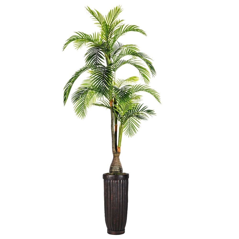 105" Tall Palm Tree in fiberstone planter