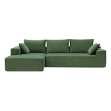 109*68" Modular Sectional Sofa Set,Upholstered Sleeper Sofa for Living Room, Bedroom, Salon, 2 PC Free Combination, L-Shape