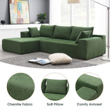 109*68" Modular Sectional Sofa Set,Upholstered Sleeper Sofa for Living Room, Bedroom, Salon, 2 PC Free Combination, L-Shape