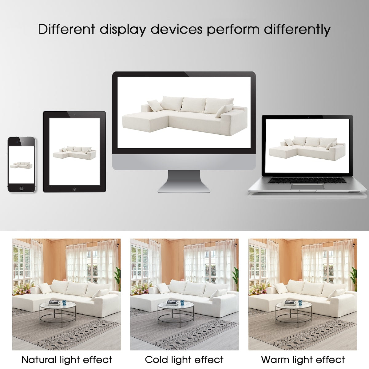 109*68" Modular Sectional Sofa Set,Upholstered Sleeper Sofa for Living Room, Bedroom, Salon, 2 PC Free Combination, L-Shape