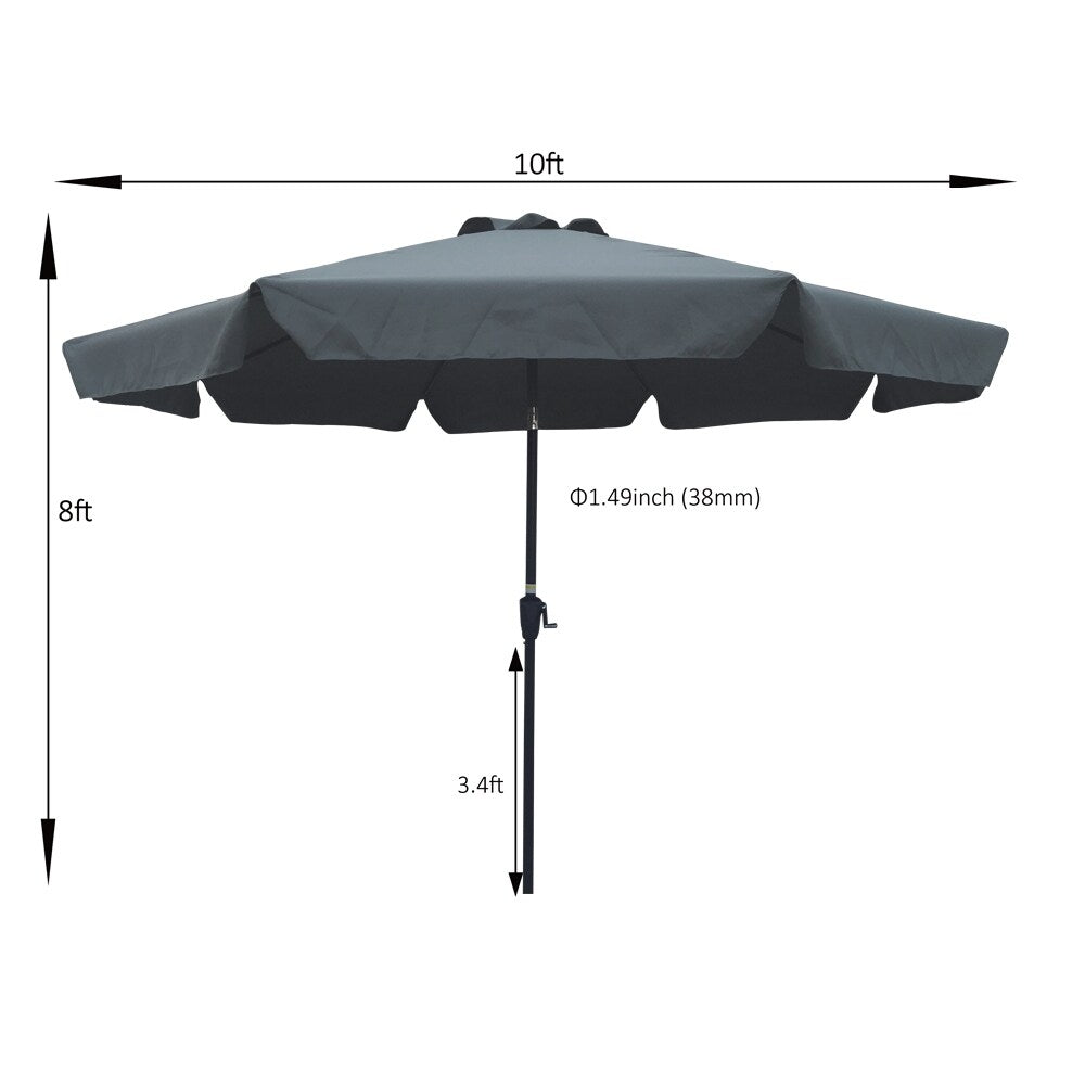 10FT Patio Umbrella without base