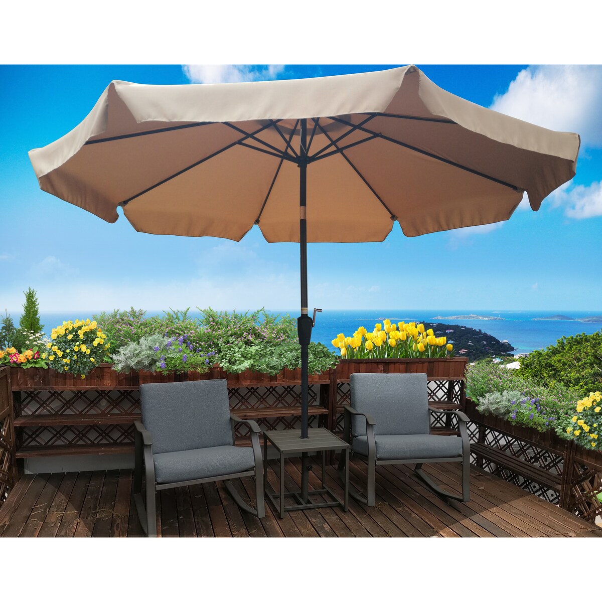 10FT Patio Umbrella without base