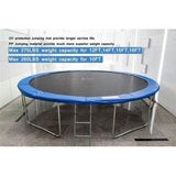 10FT Round Trampoline with Basketball Hoop Safety Enclosure Pad Ladder