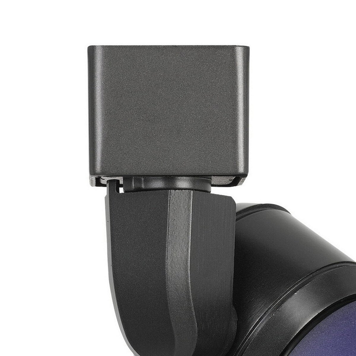 10W Integrated Metal and Polycarbonate LED Track Fixture, Black and Blue