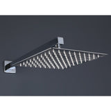 10" Bathroom Wall Mounted Chrome Shower System