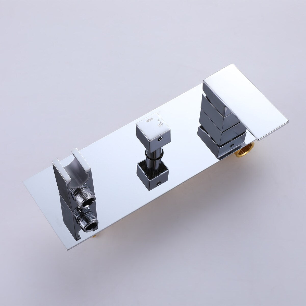 10" Bathroom Wall Mounted Chrome Shower System
