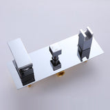 10" Bathroom Wall Mounted Chrome Shower System