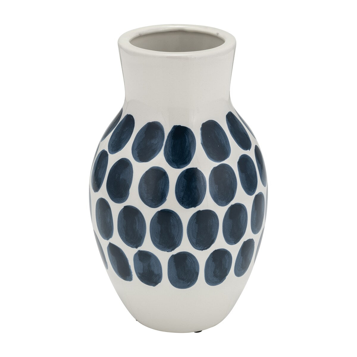 Sagebrook Home Ceramic Polka Dot Vase