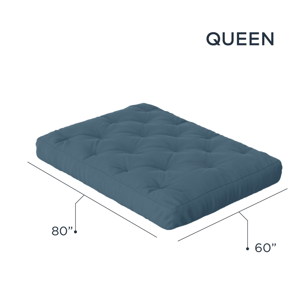 Loosh Home 10" Gel Memory Foam Queen Size Futon Mattress