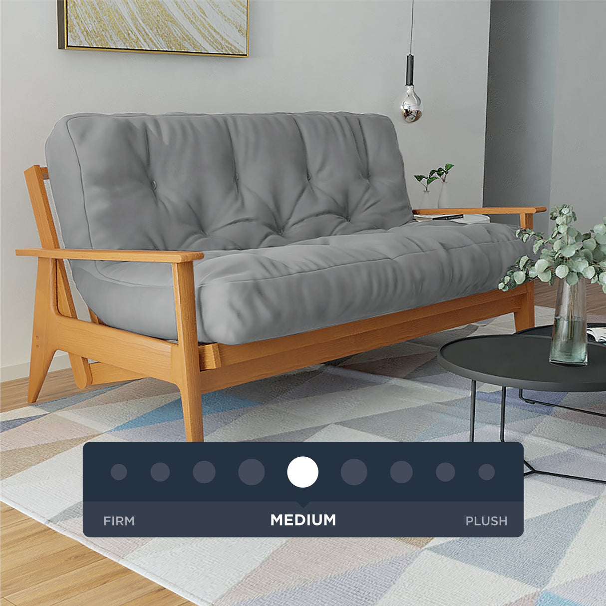 Loosh Home 10" Gel Memory Foam Queen Size Futon Mattress