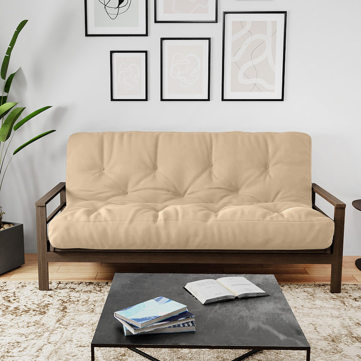 Loosh Home 10" Gel Memory Foam Queen Size Futon Mattress