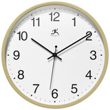 10" Light Oak Finish Wall Clock - 10 x 1.5 x 10 - 10 x 1.5 x 10