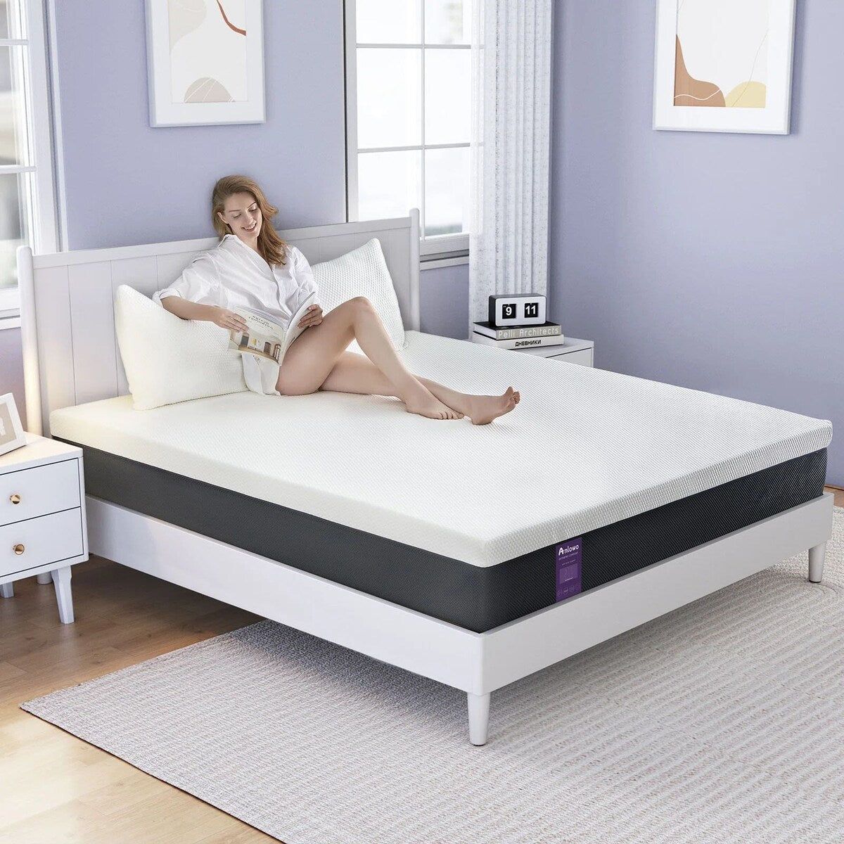 10 No Noise Medium Memory Foam Mattress Infused Ge