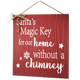 National Tree Company 10 in. Santa's Key Door Sign - 10 in