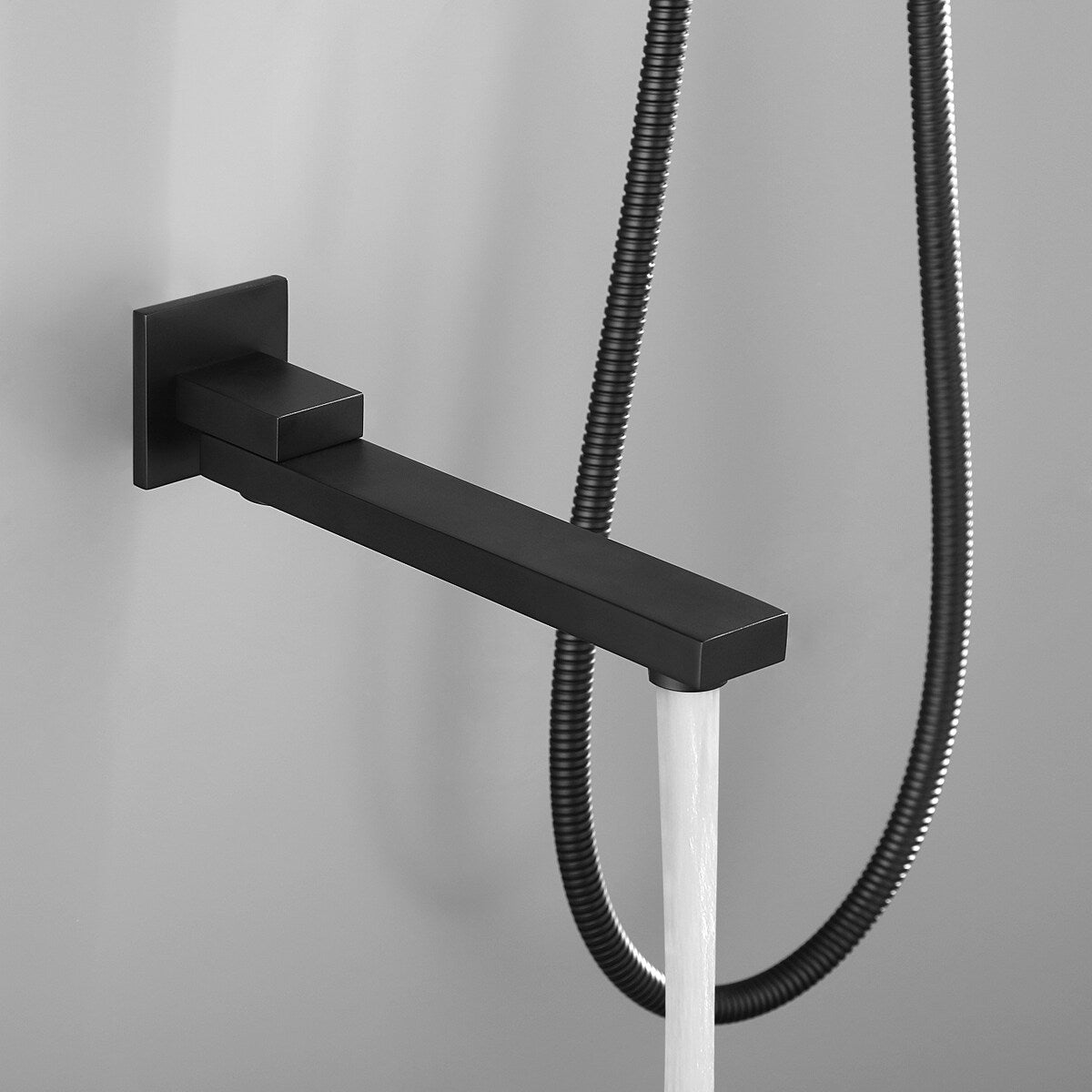 10" Shower System Square Bathroom Luxury Rain Mixer Shower Combo Set