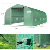 10'W X 20'/30'D Walk-In Greenhouse