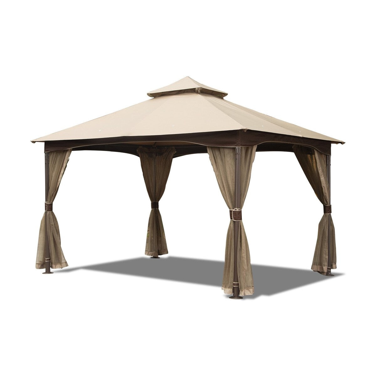 10'x13' Gazebo, Outdoor Gazebo with Mosquito Netting