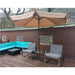 10ft Patio Umbrella Market Table Round Umbrella Outdoor Garden Umbrellas with Crank and Push Button Tilt for Pool Shade Outside