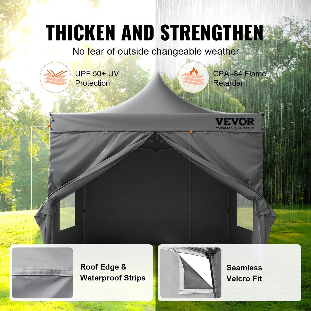 10x10 FT Pop up Canopy with Removable Sidewalls,Instant Canopies Portable Gazebo & Wheeled Bag,UV Resistant Waterproof