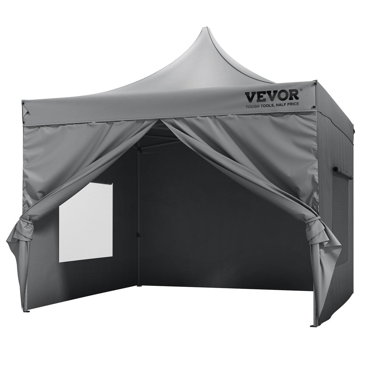 10x10 FT Pop up Canopy with Removable Sidewalls,Instant Canopies Portable Gazebo & Wheeled Bag,UV Resistant Waterproof