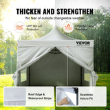 10x10 FT Pop up Canopy with Removable Sidewalls,Instant Canopies Portable Gazebo & Wheeled Bag,UV Resistant Waterproof