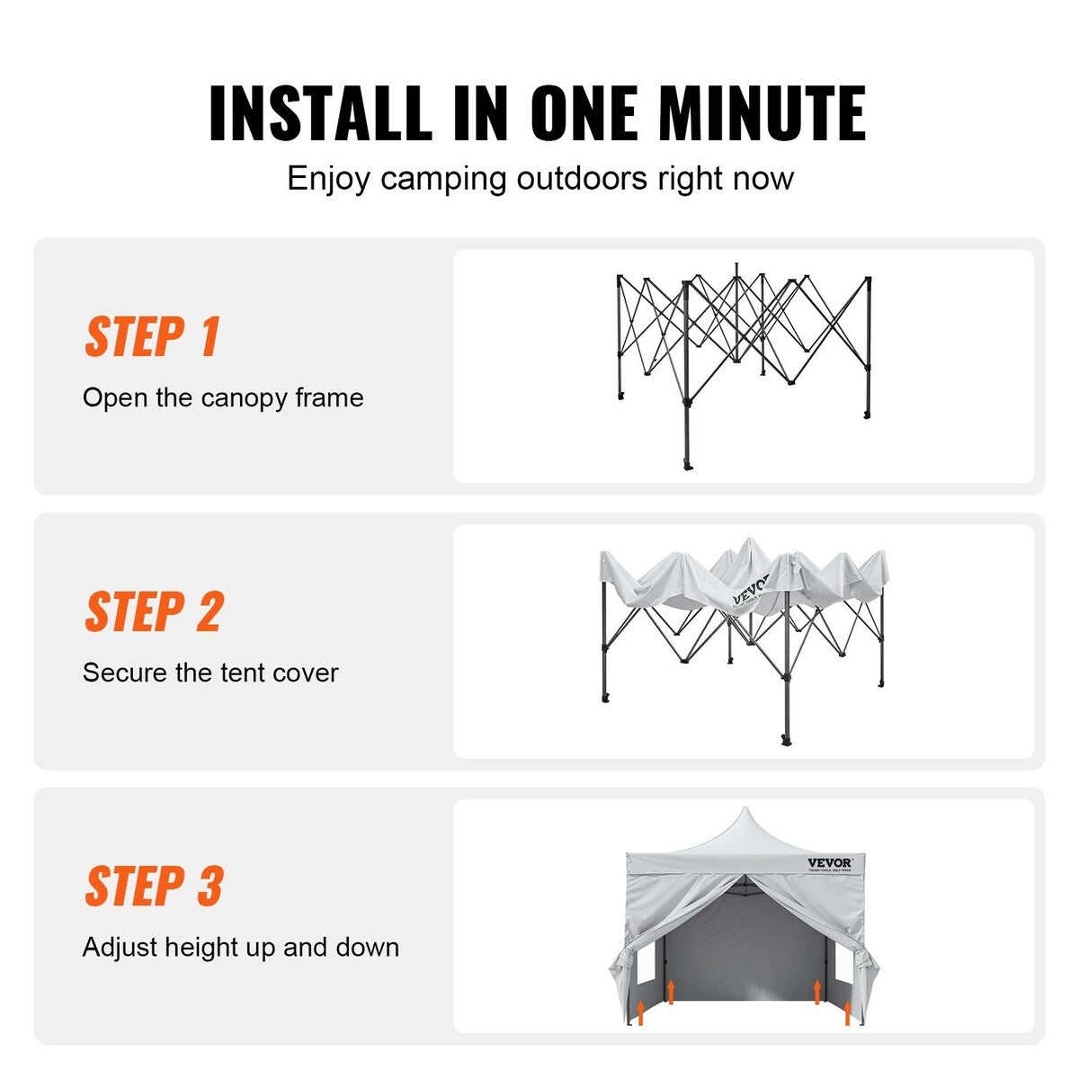 10x10 FT Pop up Canopy with Removable Sidewalls,Instant Canopies Portable Gazebo & Wheeled Bag,UV Resistant Waterproof