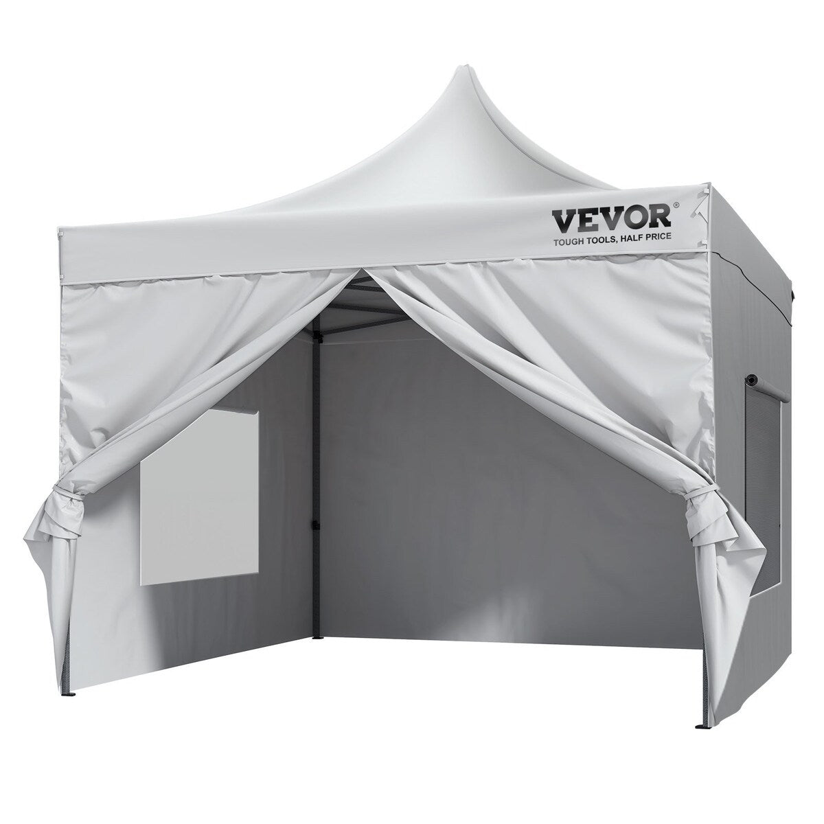 10x10 FT Pop up Canopy with Removable Sidewalls,Instant Canopies Portable Gazebo & Wheeled Bag,UV Resistant Waterproof