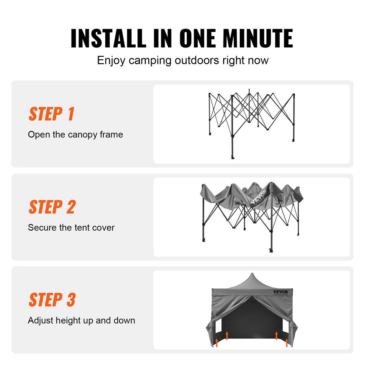 10x10 FT Pop up Canopy with Removable Sidewalls,Instant Canopies Portable Gazebo & Wheeled Bag,UV Resistant Waterproof