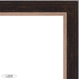 10x10 Traditional Black Complete Wood Square Picture Frame with UV Acrylic, Foam Board Backing, & Hardware