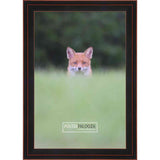 10x12 Contemporary Black Complete Wood Picture Frame with UV Acrylic, Foam Board Backing, & Hardware