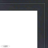 10x13 Contemporary Black Complete Wood Picture Frame with UV Acrylic, Foam Board Backing, & Hardware
