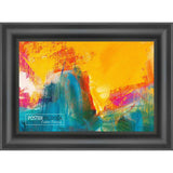 10x13 Contemporary Black Complete Wood Picture Frame with UV Acrylic, Foam Board Backing, & Hardware