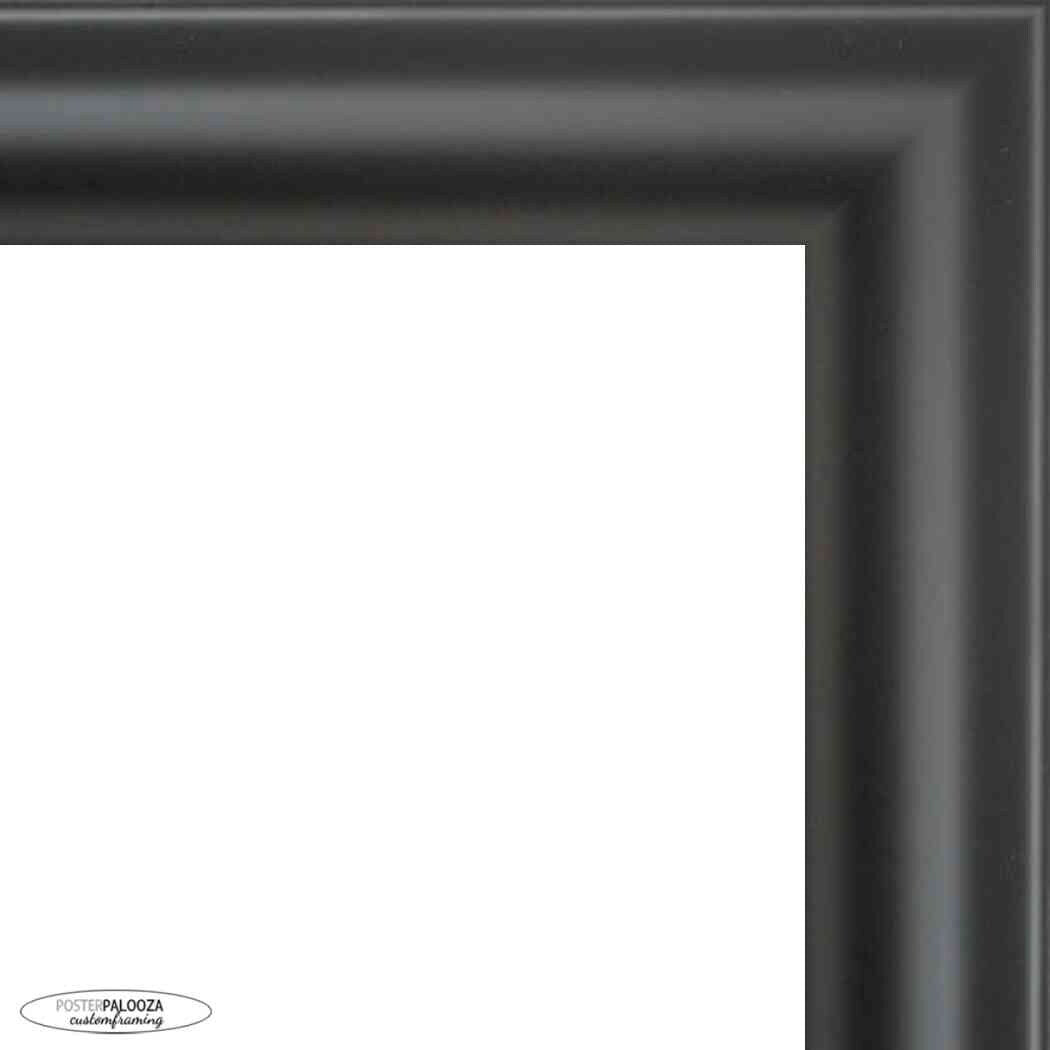 10x13 Contemporary Black Complete Wood Picture Frame with UV Acrylic, Foam Board Backing, & Hardware