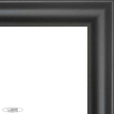 10x13 Contemporary Black Complete Wood Picture Frame with UV Acrylic, Foam Board Backing, & Hardware