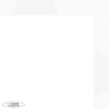 10x13 Lacquer White Complete Wood Picture Frame with UV Acrylic, Foam Board Backing, & Hardware