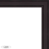 10x14 Contemporary Black Complete Wood Picture Frame with UV Acrylic, Foam Board Backing, & Hardware