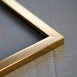10x16 Contemporary Bronze Complete Wood Picture Frame with UV Acrylic, Foam Board Backing, & Hardware