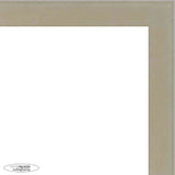 10x16 Contemporary Silver Complete Wood Picture Frame with UV Acrylic, Foam Board Backing, & Hardware