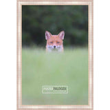 10x18 Contemporary Antique Silver Complete Wood Picture Frame with UV Acrylic, Backing, & Hardware