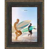 10x18 Traditional Black Complete Wood Picture Frame with UV Acrylic, Foam Board Backing, & Hardware
