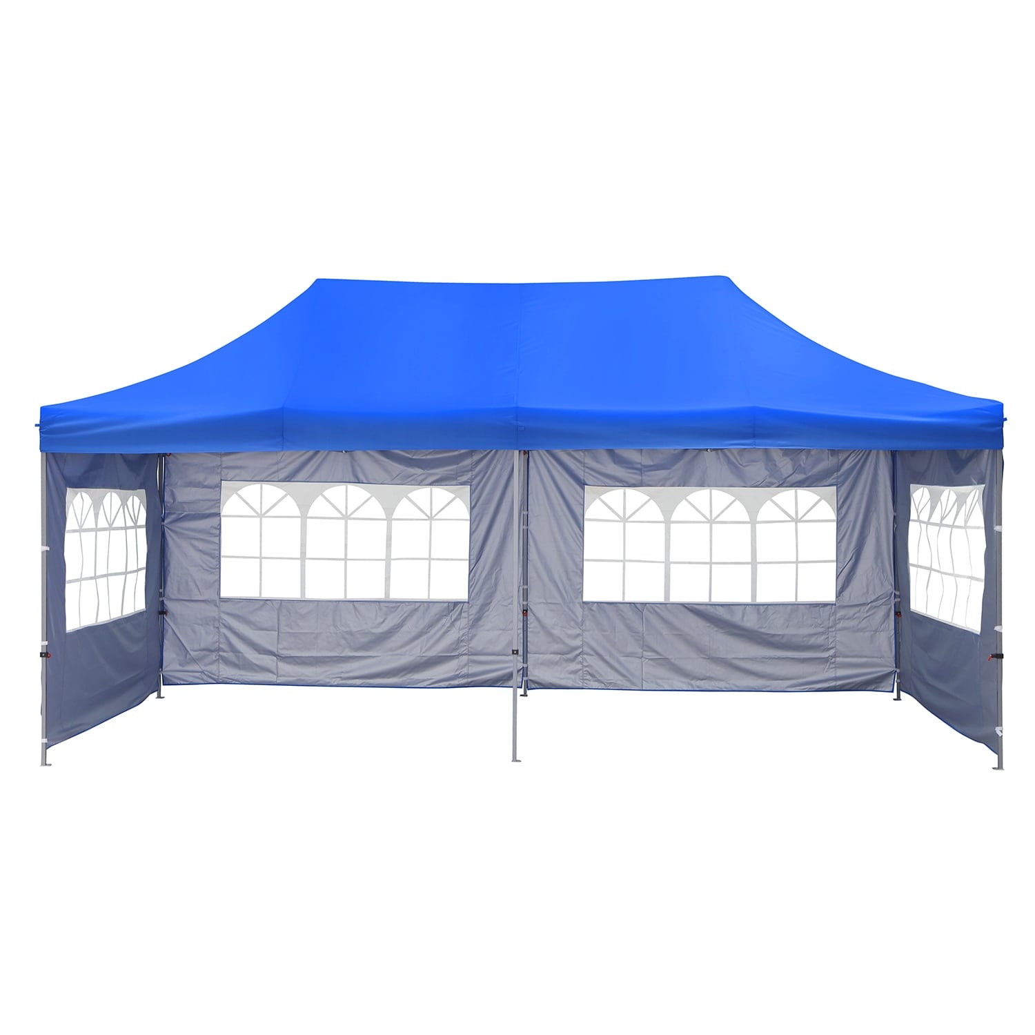 Gardenbee 20 ft. x 10 ft. Outdoor Patio Double Vented Roof
