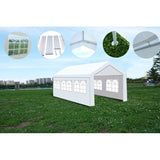 10x20x9ft Outdoor Wedding Party Tent Camping Shelter Gazebo Canopy, Garage Carport Car Canopy