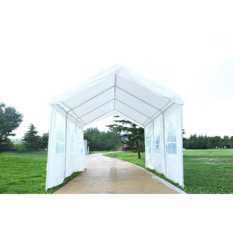 10x20x9ft Outdoor Wedding Party Tent Camping Shelter Gazebo Canopy, Garage Carport Car Canopy