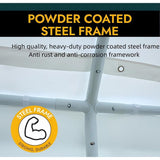 10x20x9ft Outdoor Wedding Party Tent Camping Shelter Gazebo Canopy, Garage Carport Car Canopy