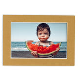 10x24 Mat Bevel Cut for 8x20 Photos - Acid Free Rattan Beige Precut Matboard - For Pictures, Photos, Framing