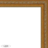 10x24 Traditional Antique Gold Complete Wood Picture Frame with UV Acrylic, Foam Board Backing, & Hardware