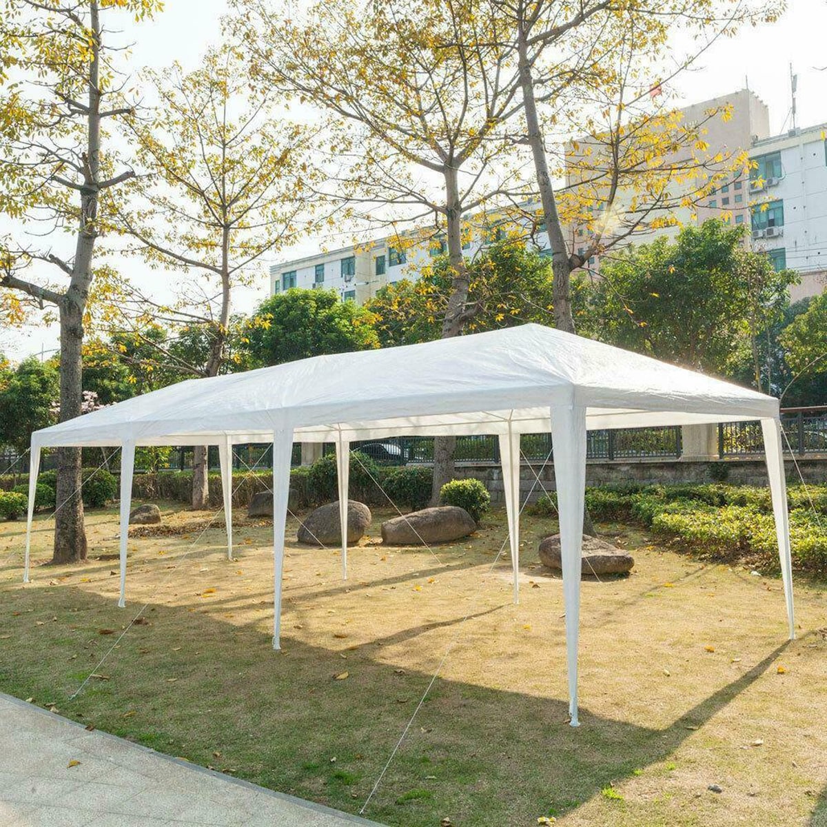 10x30' Outdoor Garden Gazebo Wedding Party Tent Canopy Marquee with 5 Removable Sidewalls