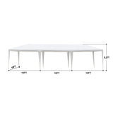 10x30' Outdoor Garden Gazebo Wedding Party Tent Canopy Marquee with 5 Removable Sidewalls
