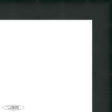 10x6 Contemporary Black Complete Wood Picture Frame with UV Acrylic, Foam Board Backing, & Hardware