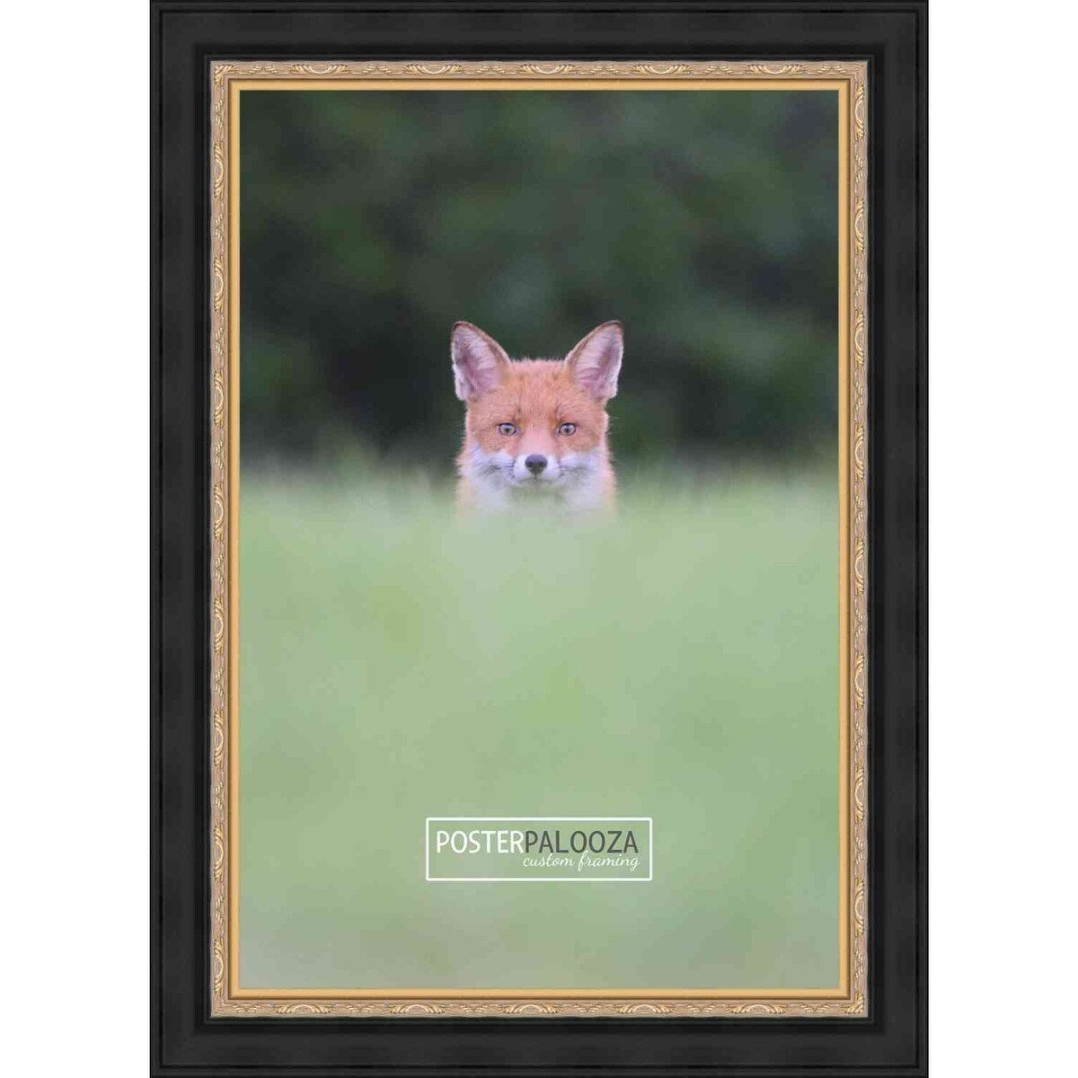 10x7 Traditional Black Complete Wood Picture Frame with UV Acrylic, Foam Board Backing, & Hardware
